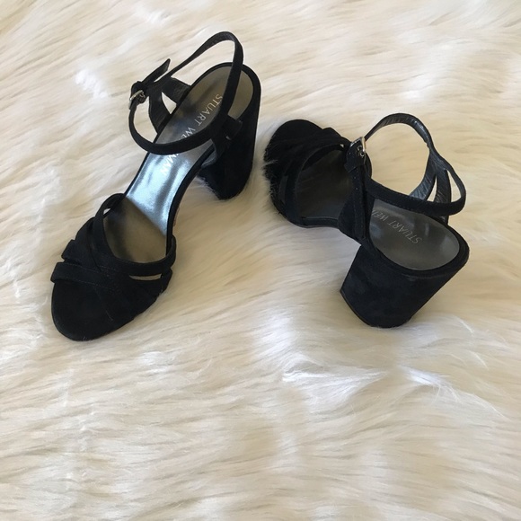 Stuart Weitzman suede sandals. - Picture 7 of 7